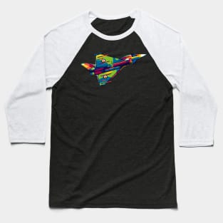 Typhoon Jet Fighter Baseball T-Shirt